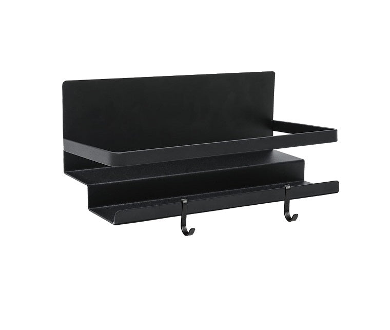 Étagère magnétique pour épices sur réfrigérateur noir Vendos85 - Mathon