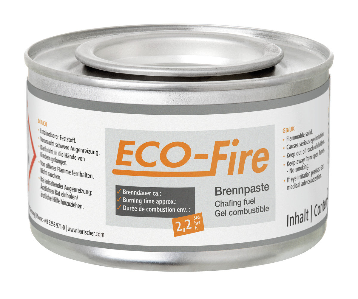 Gel Combustible Eco-Fire 180 g DS - Lot de 48 - Bartscher - Mathon