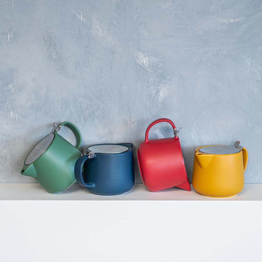 Théière avec filtre Uno 0.9L jaune Table passion - Mathon - 3