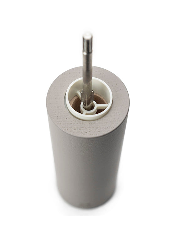 Boreal Moulin à sel manuel en bois, gris galet, 21cm - 8" Peugeot - Mathon - 2