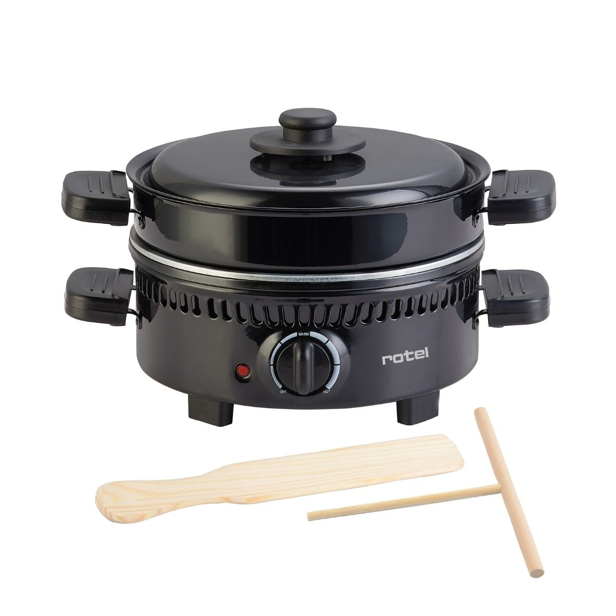 Torréfacteur à marrons, crêpière et grill électrique multifonctions Rotel Rotel - Mathon - 1