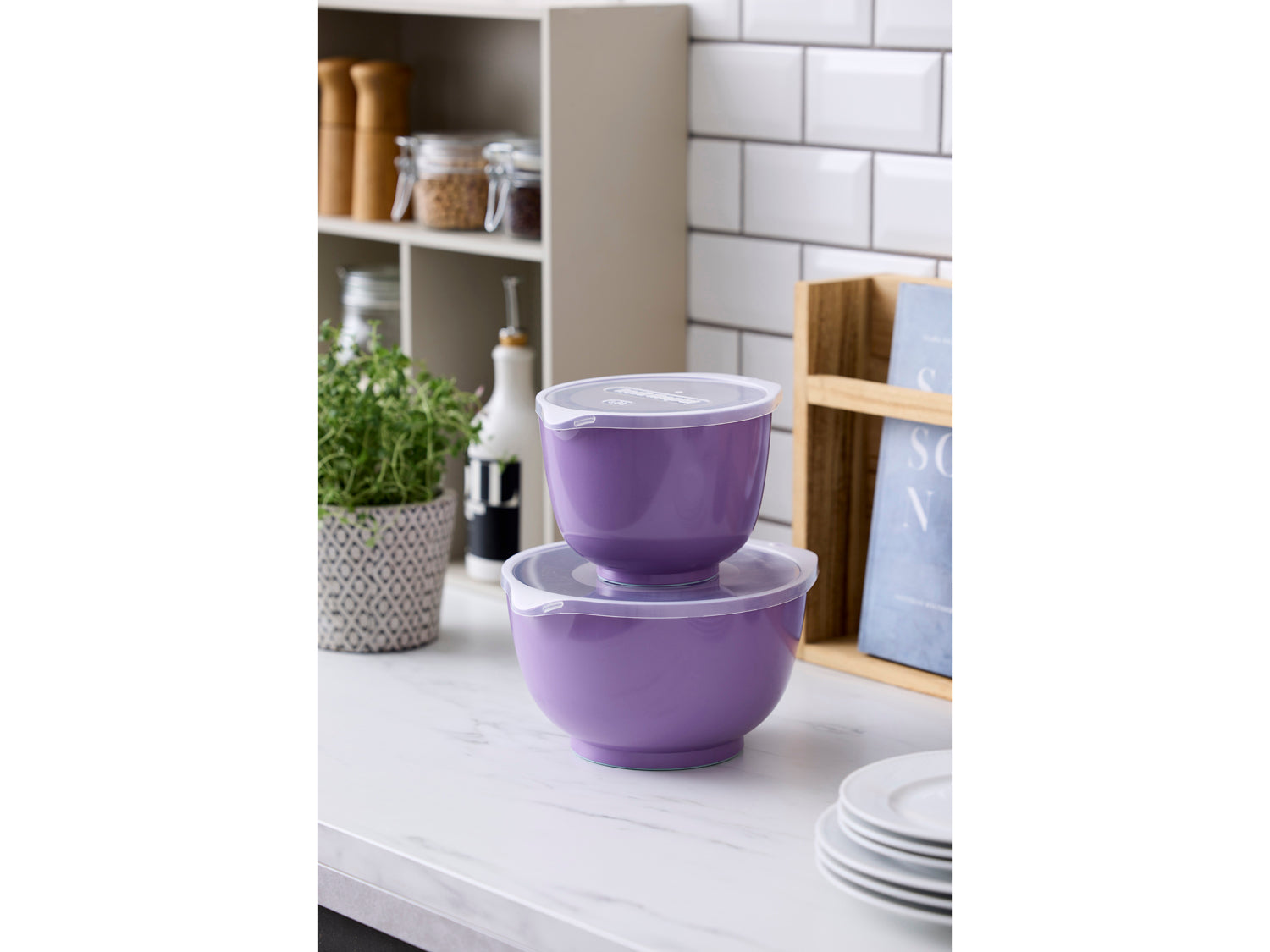 Set de bols 4 pces NEW MARGRETHE en durostima® Lavande Rosti - Mathon - 3