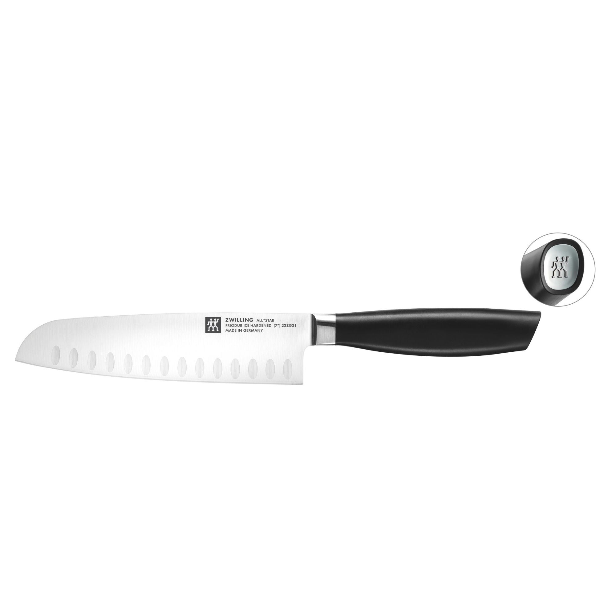 Santoku 18 cm, Argent Zwilling - Mathon - 1