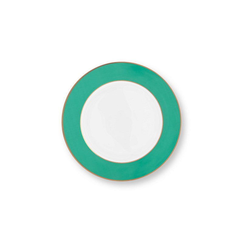 Lot de 6 Assiettes dessert Pip Chique Or-Vert - 23cm Pip Studio - Mathon