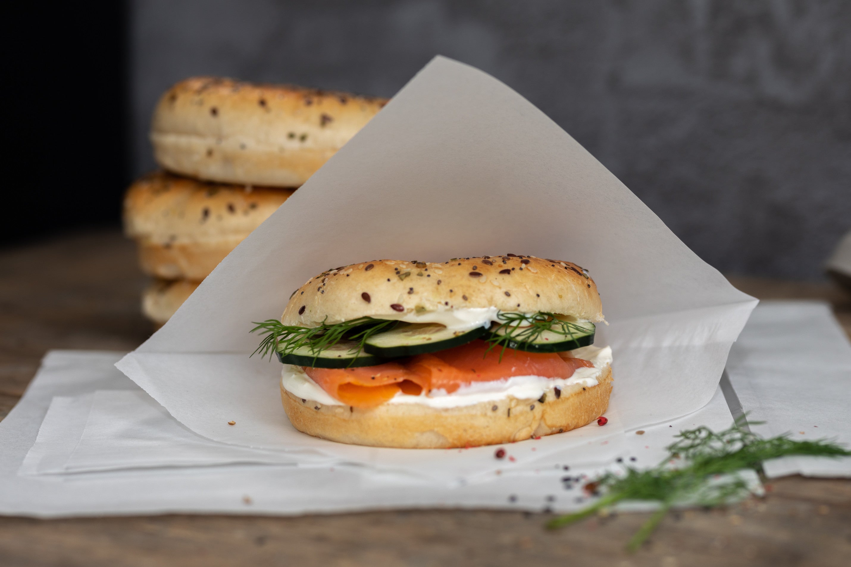 1000Pcs - Sac papier blanc ingraissable ouvert sur 2 côtés  110x110mm FirstPack - Mathon - 2