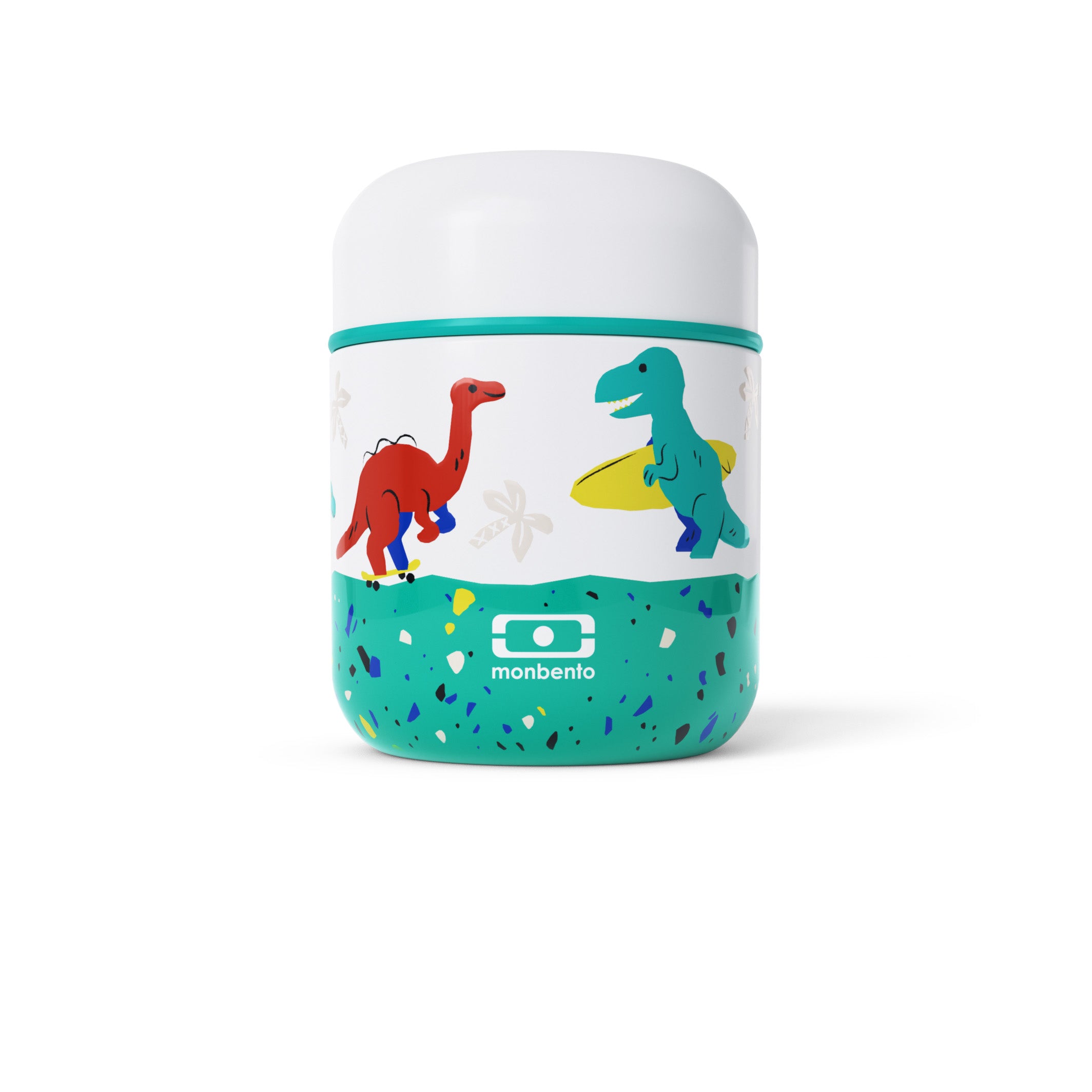 Lunch box isotherme Capsule 280ml bleu Dino Monbento - Mathon - 1