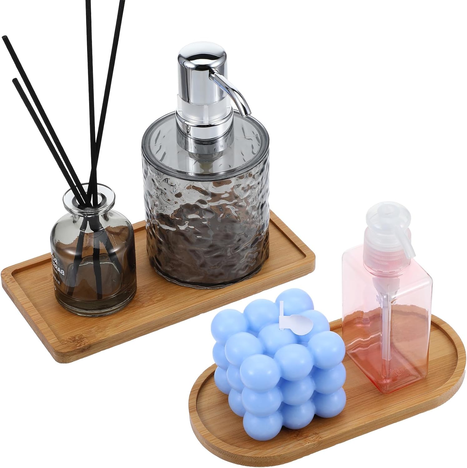 Plateau en bambou multifonction décoratif Vendos85 - Mathon