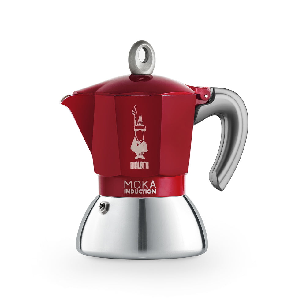 Cafetière italienne Moka induction 2 tasses rouge Bialetti - Mathon