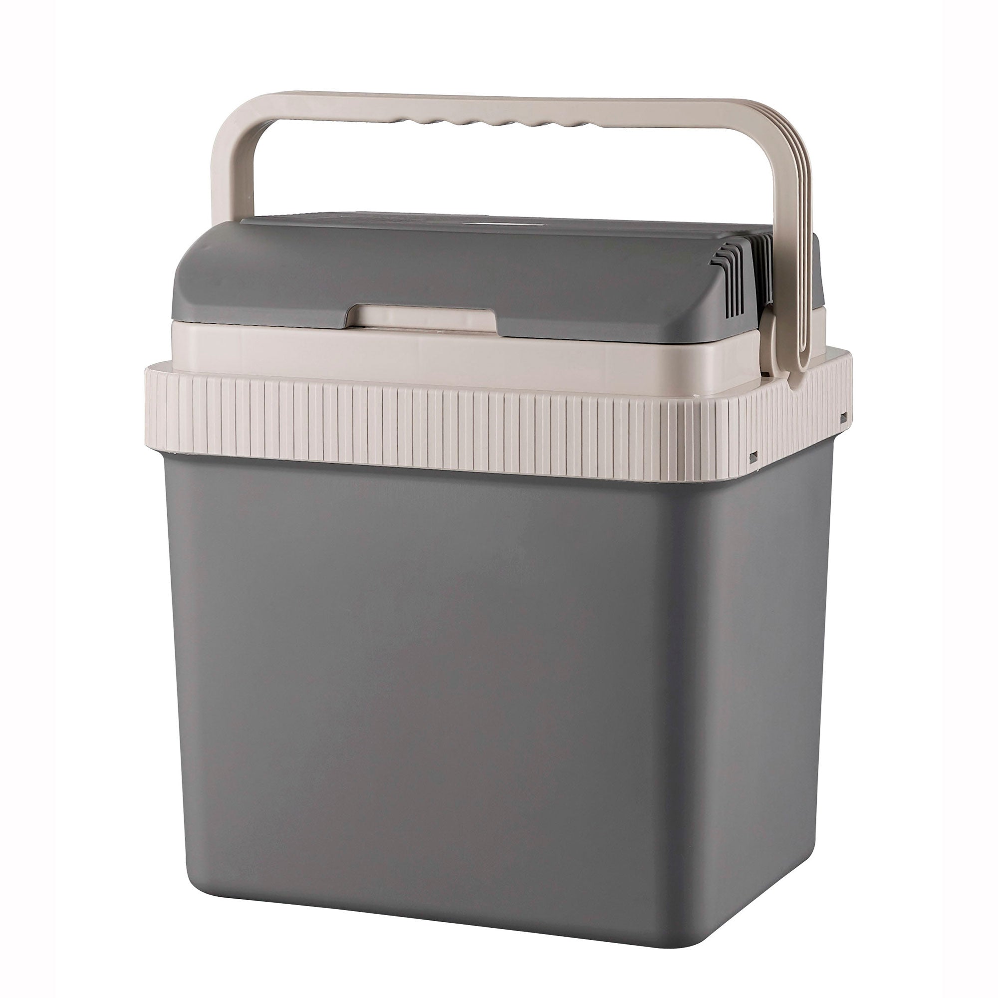 Glacière Électrique portable 21 Litres, 12V / 220 - 240V Voiture et Camping 50 Gris CF1151 - Mathon - 1