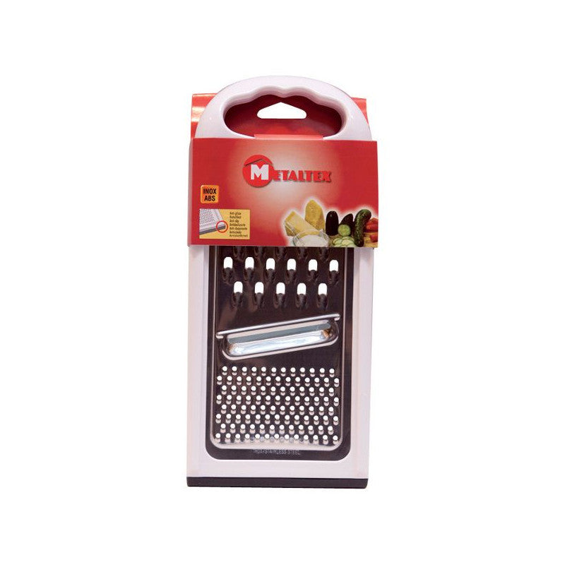 Râpe Plate Inox 3 Usages Socle Antiglisse Metaltex - 19454010080 Metaltex - Mathon