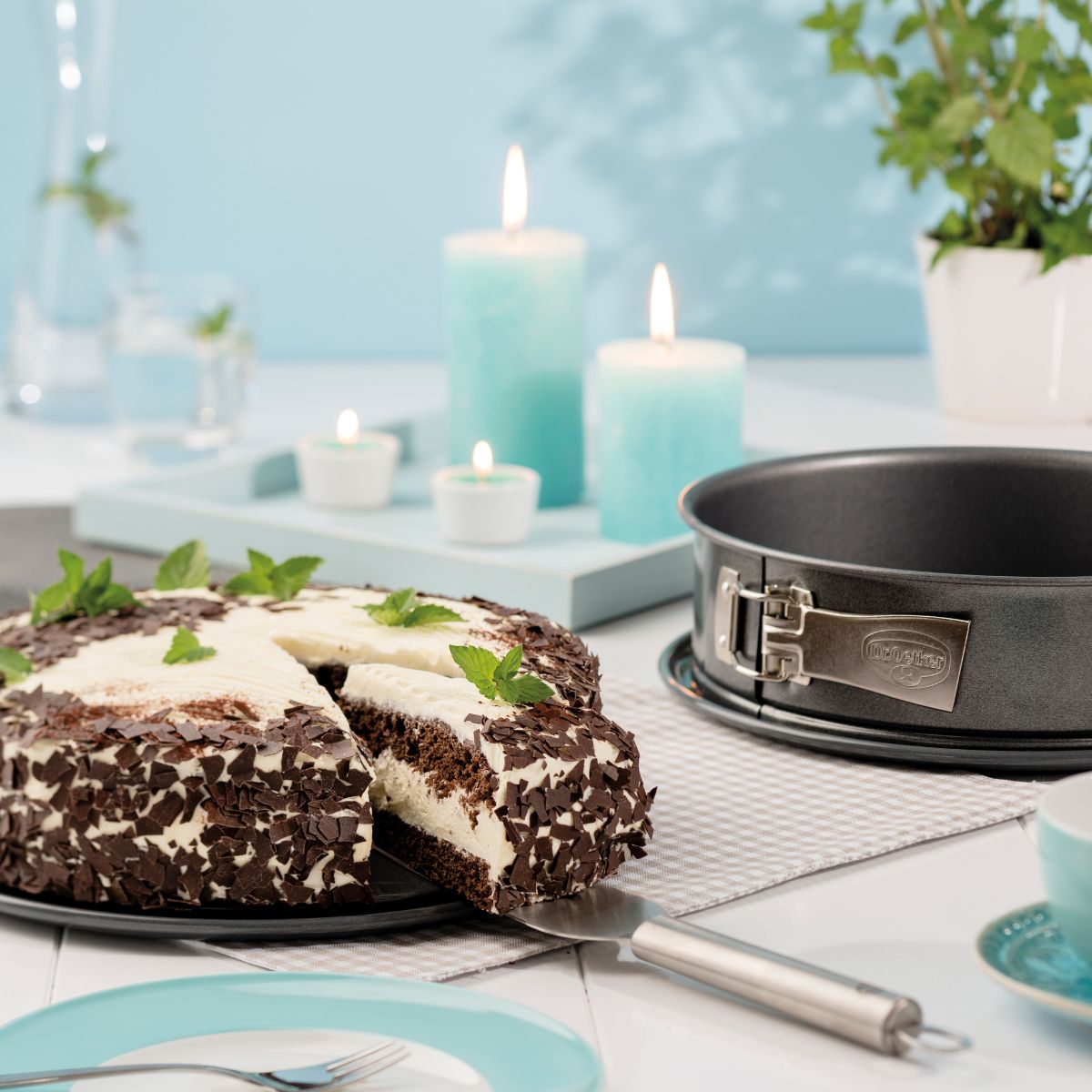 Ensemble de 2 Moules à charnière rond de 28 cm Dr. Oetker Back Harmonie Dr. Oetker - Mathon - 4