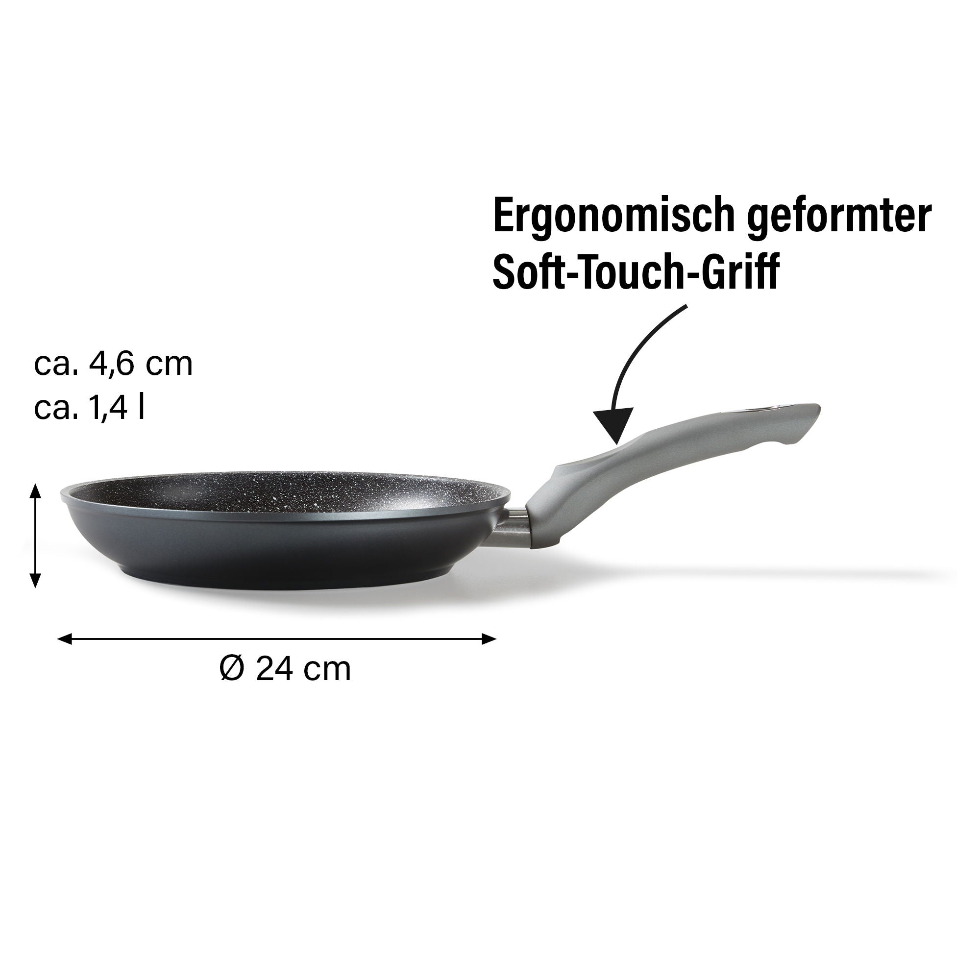 Gourmundo Poêle 24 cm, Made in Germany Stoneline - Mathon - 4