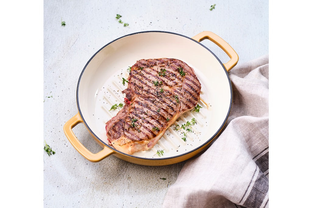 Plat à Grill en Fonte, FONTESTIC, Amber Gold, D28 cm Cosy & Trendy - Mathon - 2