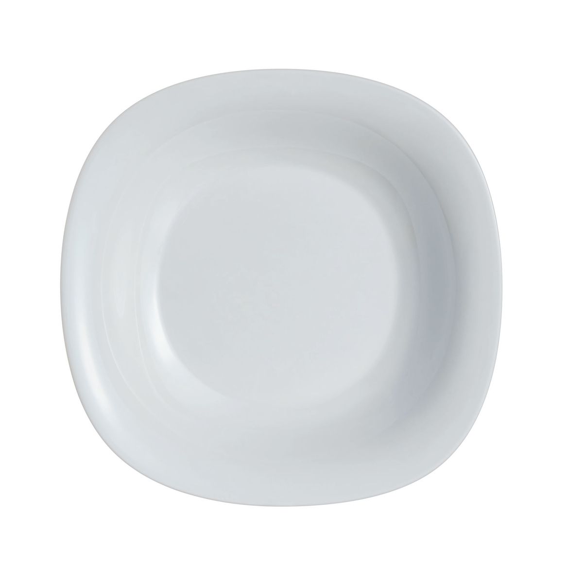 Assiette creuse grise 22,8 x 21,2 cm Carine Luminarc - Mathon - 1