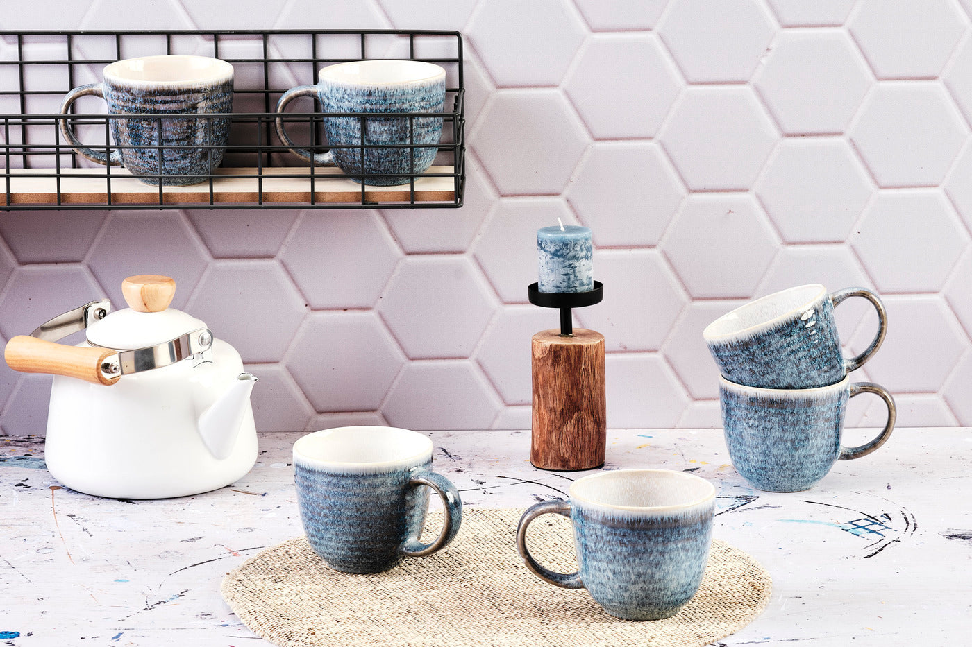 Mug COSMOS 40cl - 6 pièces - Azur Björn - Mathon - 2