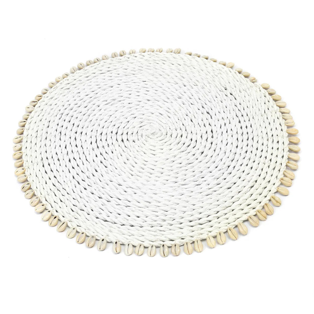 Le Set De Table Seagrass Shell - Blanc Bazar Bizar - Mathon - 1