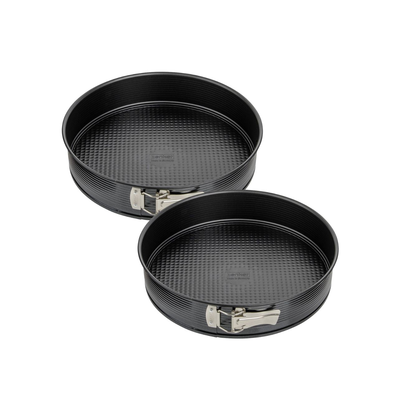 Ensemble de 2 Moules à manqué à charnière 24 cm Zenker Black Metallic Zenker - Mathon - 1