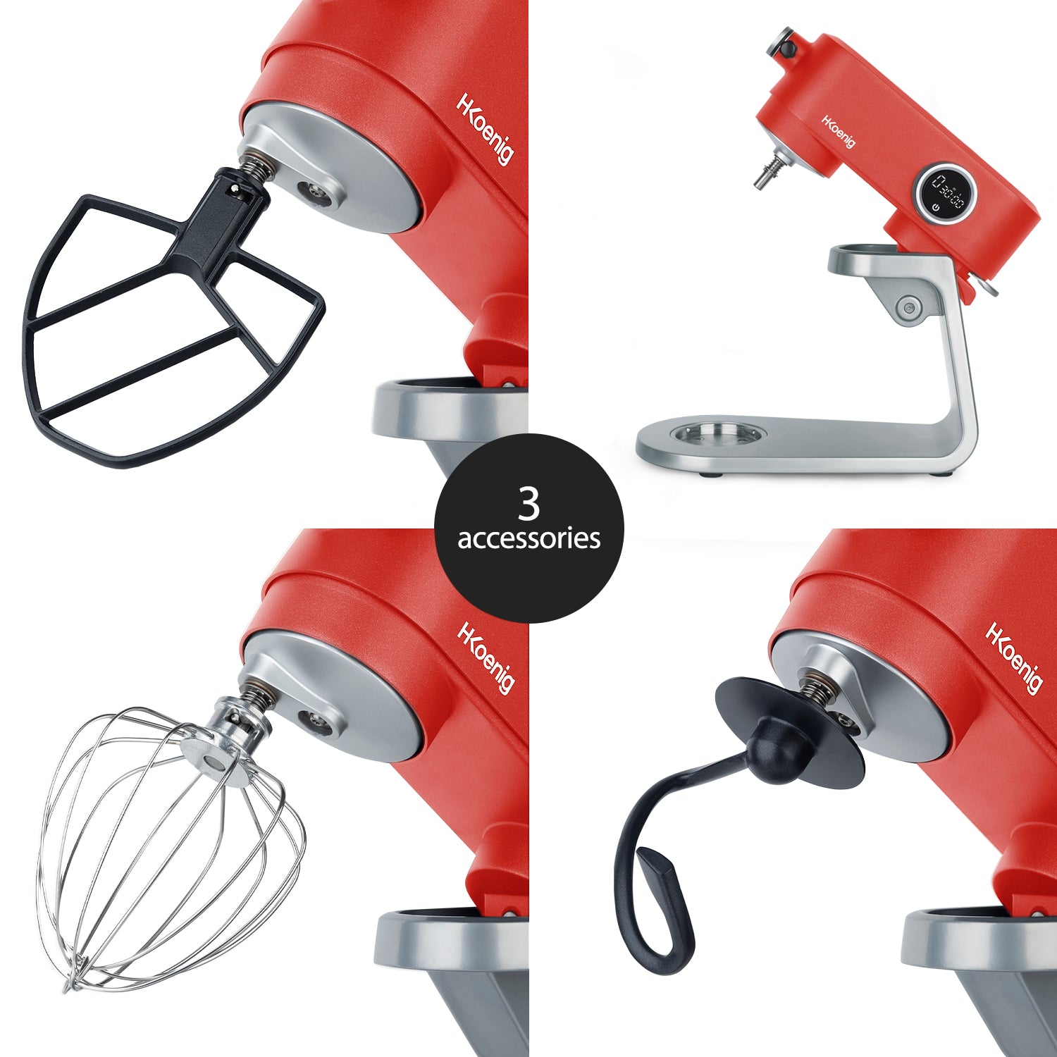 Robot pâtissier métal - KM124 H.Koenig - Mathon - 7