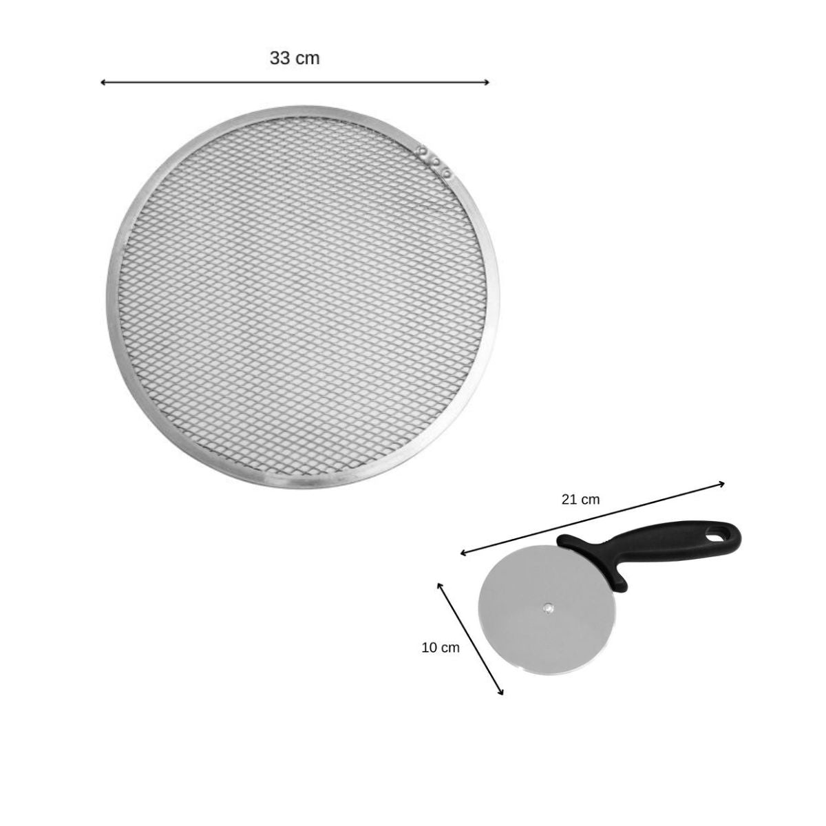 Lot de plaque à pizza et roulette FM Professionnal FM Professional - Mathon - 3