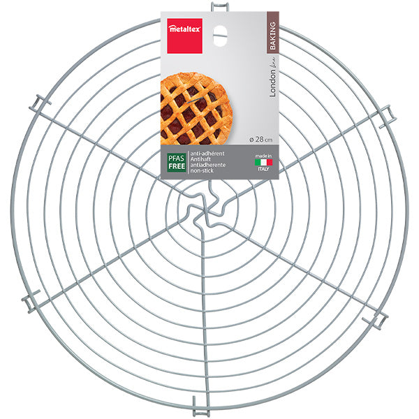 Volette à gâteaux ronde 28 cm London Metaltex - Mathon - 1