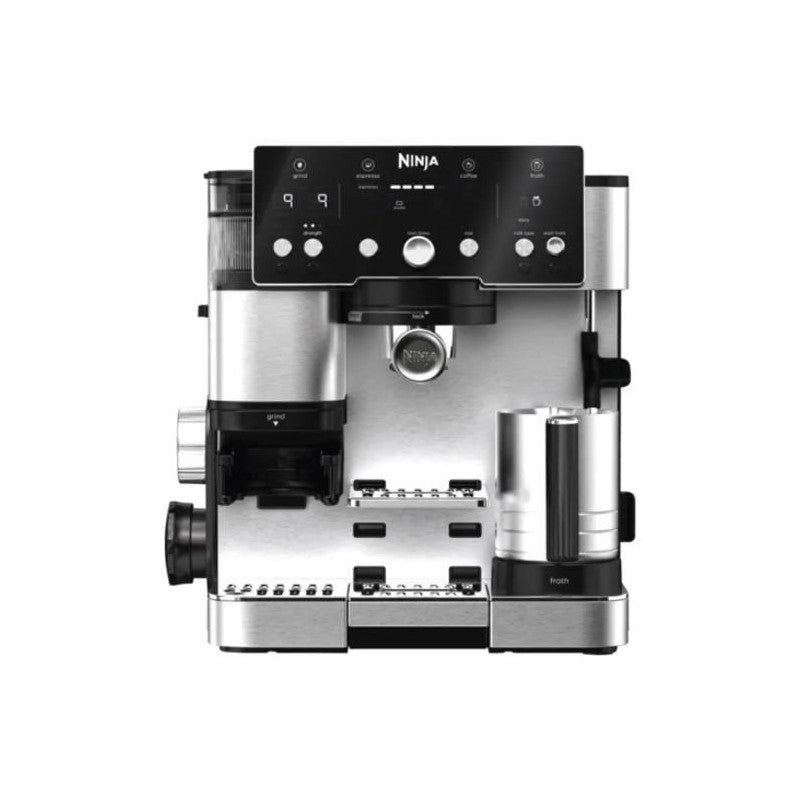 Machine A Expresso - Ninja - Es501eu Luxe Essential - 2 L - Ecran Digital - Noir / Inox Ninja - Mathon - 1