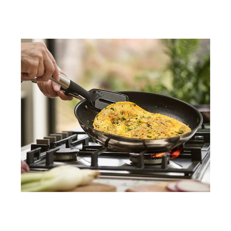 Accessoire De Cuisine   Spatule A Fentes En Silicone Avec Porte Outils Integré Elevate Joseph Joseph - Mathon - 3