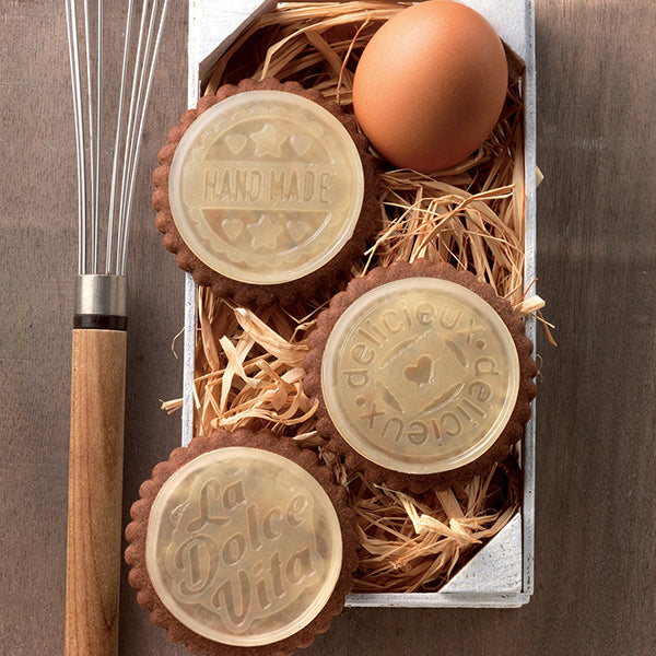Kit moule en silicone pour biscuits ronds au chocolat Dolce Vita Silikomart - Mathon - 6