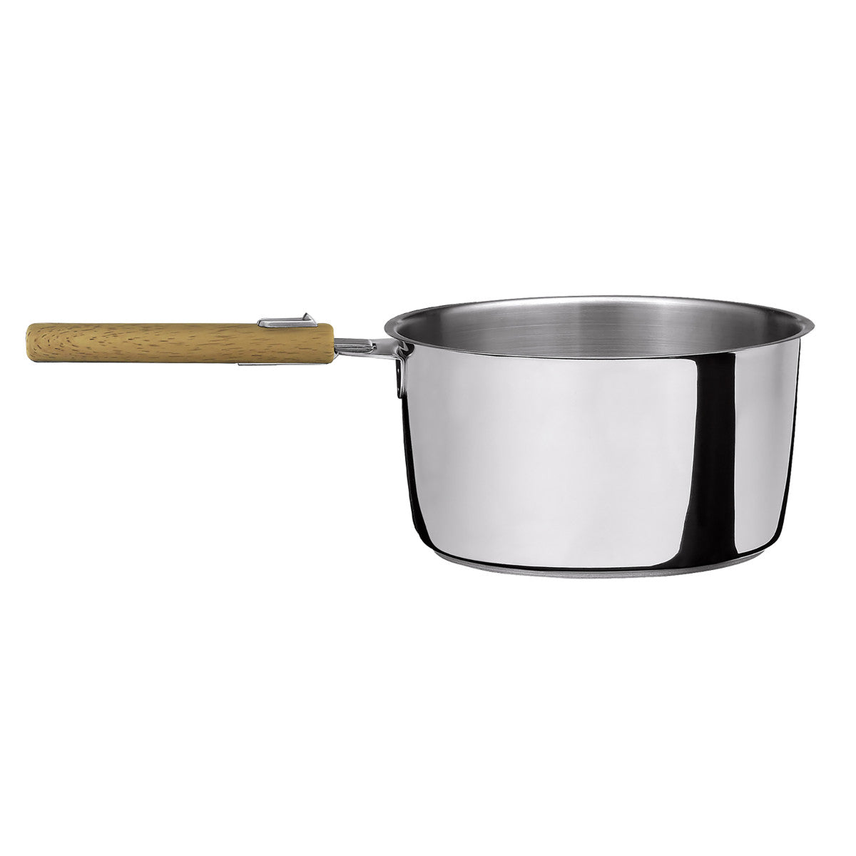 Malice - Série de 3 casseroles 16/18/20cm inox avec poignée effet bois clair Cuisinox - Mathon - 2