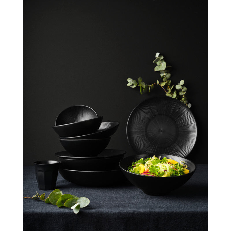 12Pcs - Black Phoenix assiette noire ré-employable  H28mm FirstPack - Mathon - 5