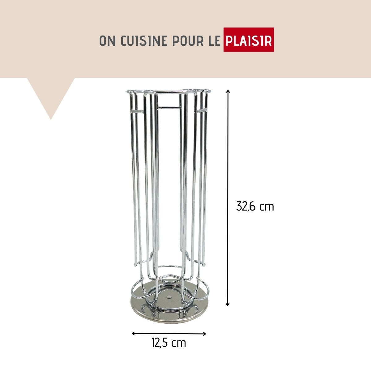 Porte capsule Dolce Gusto rotatif  Petit Déjeuner Fackelmann - Mathon - 5