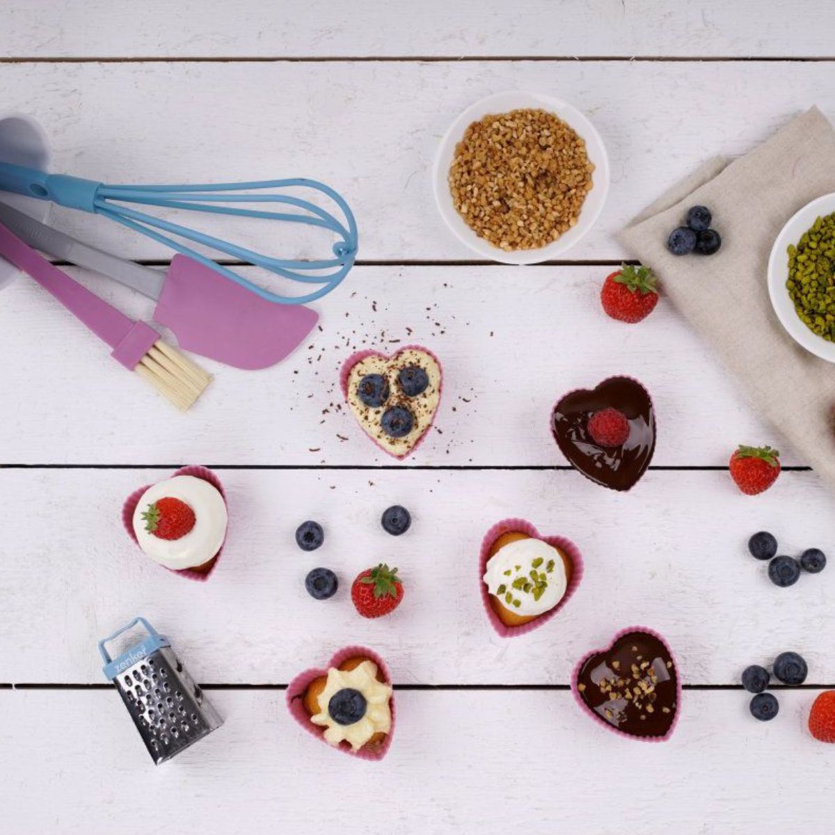 Pinceau de cuisine et de pâtisserie 19 cm en poils synthétiques Zenker Sweet Sensation Zenker - Mathon - 9