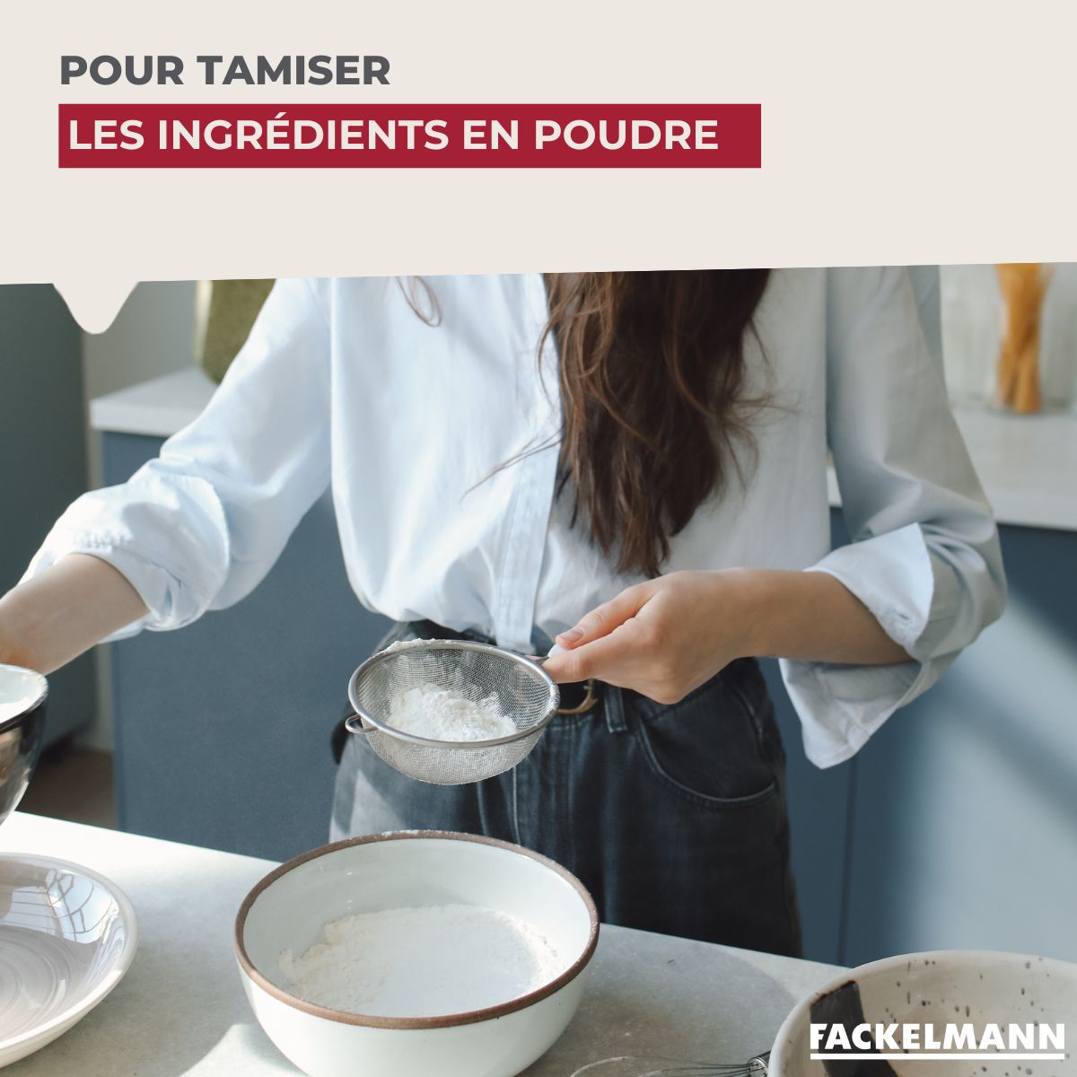 Passoire Chinois 16 cm de diamètre en inox Fackelmann - Mathon - 4