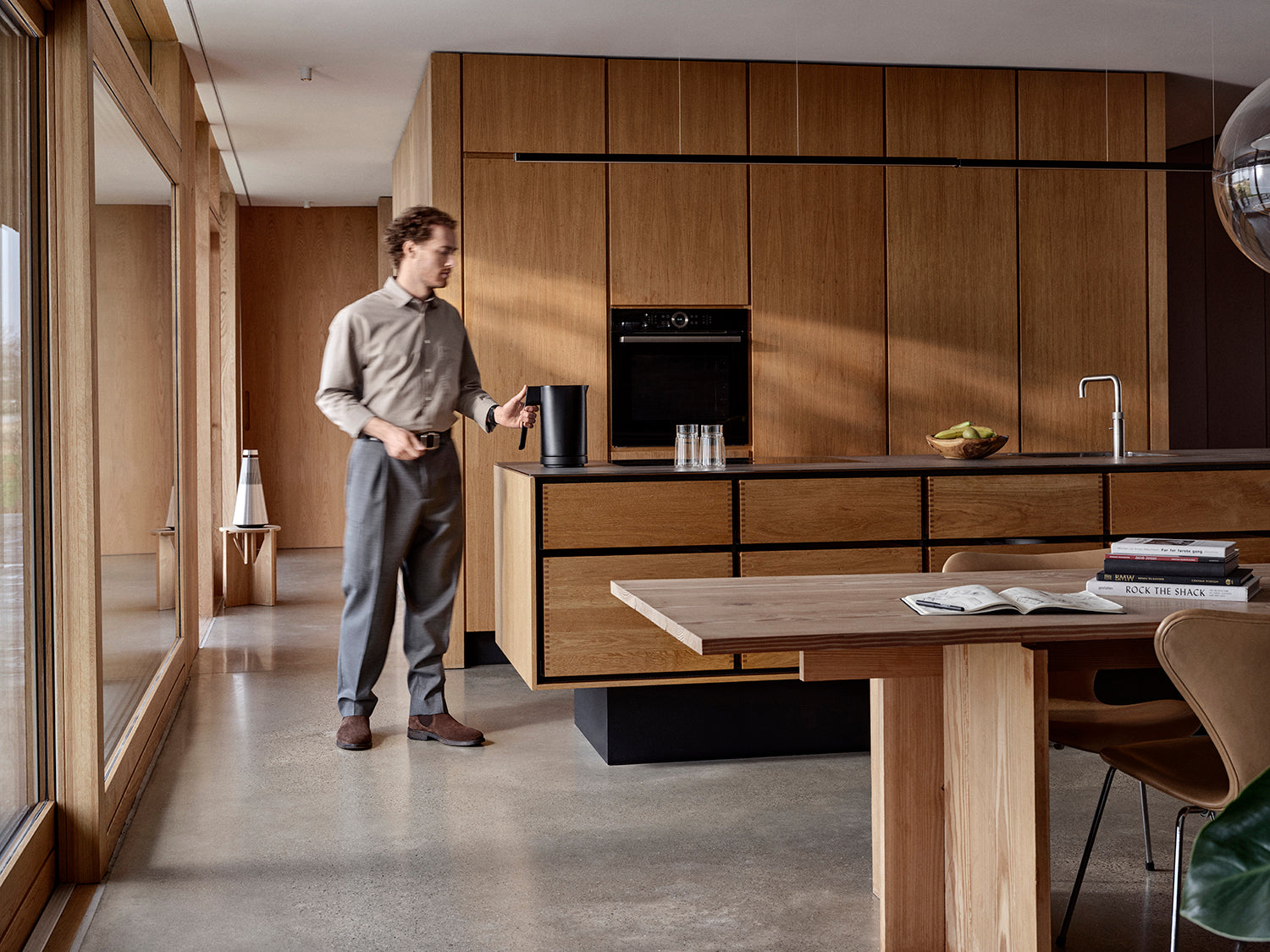 Bouilloire électrique  en SS304/PP/Aluminium Noir Jacob Jensen - Mathon - 9