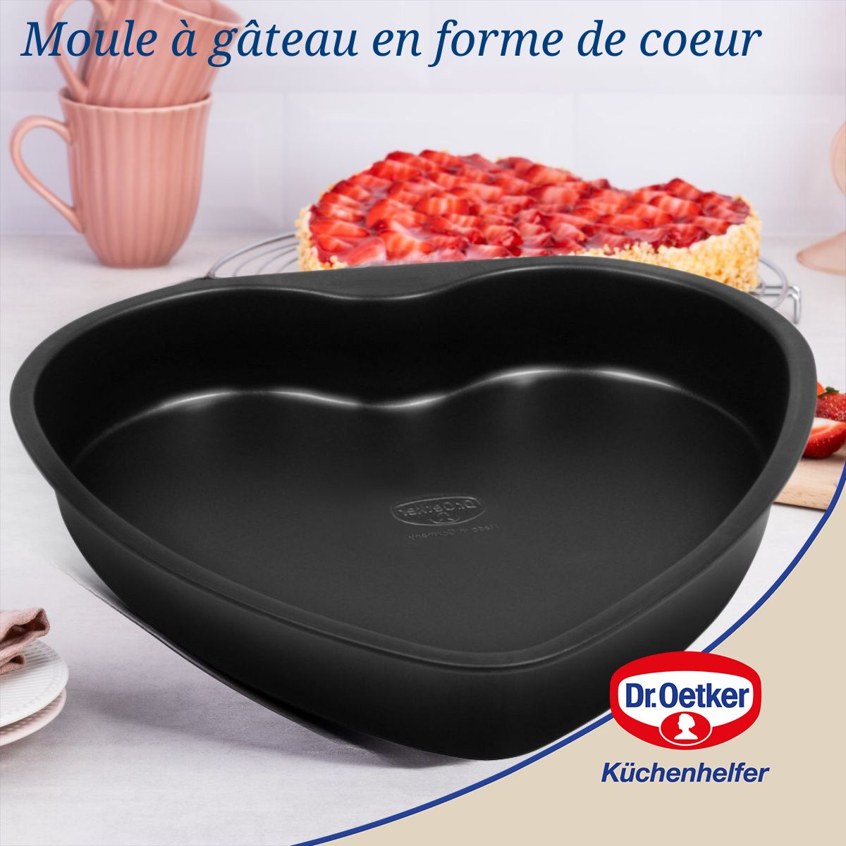 Moule à gâteau cœur 24 cm Dr Oetker Tradition Dr. Oetker - Mathon - 2