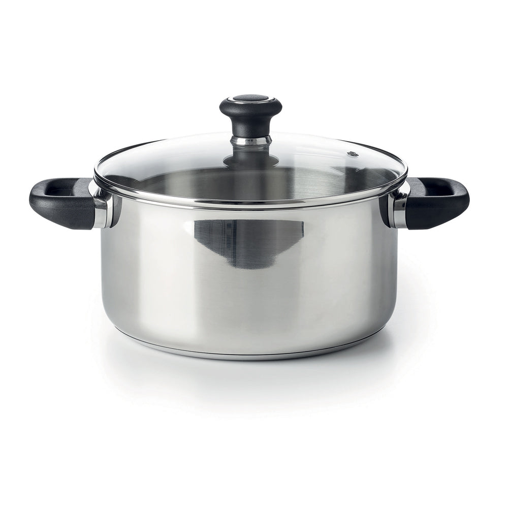 Faitout et couvercle Polo 5 l en inox Beka - Mathon