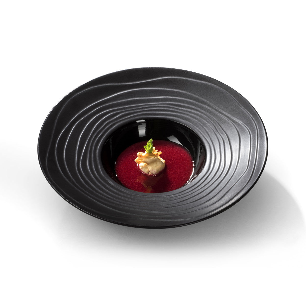 Escale Noir - Tasse et soucoupe café 11 cl (lot de 6) Médard de Noblat - Mathon - 3