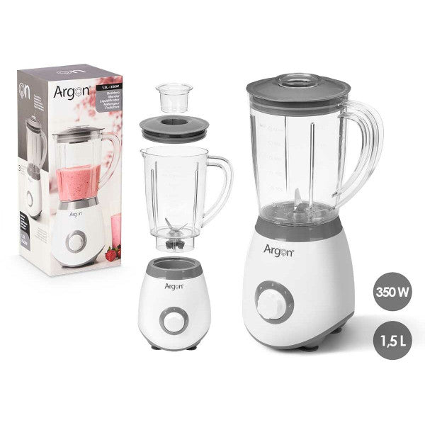 Bol Mixeur Argon Je-802a Blanc Gris 350 W 1,5 L Argon - Mathon