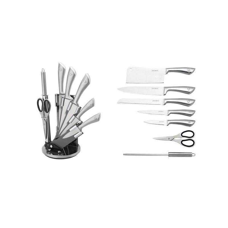 Set De Couteaux Avec Support 8 Pieces Royaltyline RLKSS600 Royalty Line - Mathon - 2