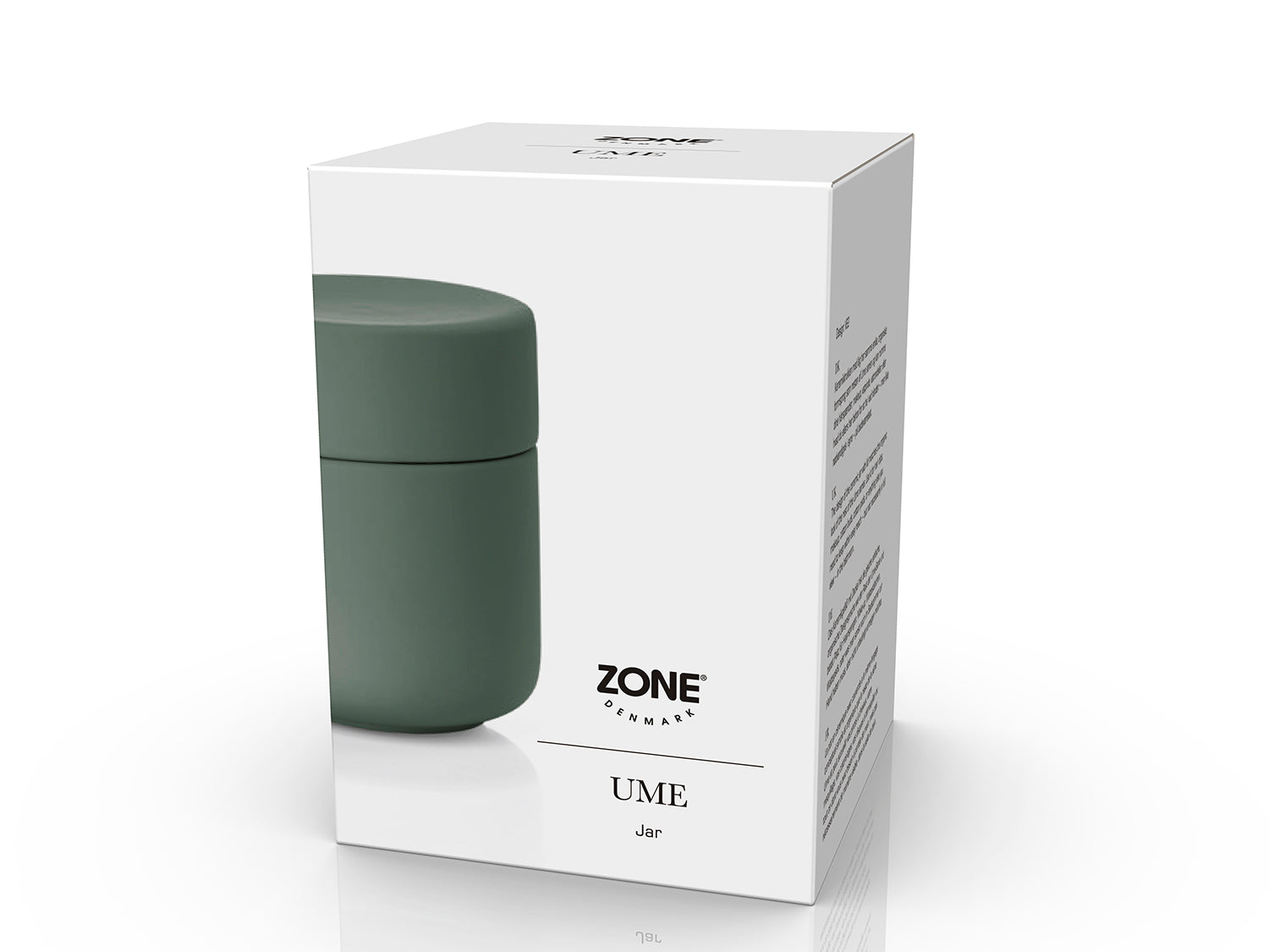 Pot avec couvercle UME en grès Vert olive Zone Denmark - Mathon - 3