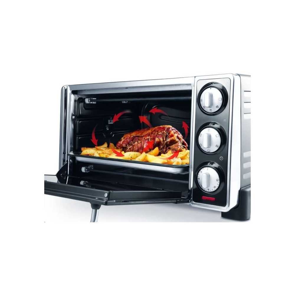 Mini-four - Chaleur Tournante -   - Eo20792 - Noir - 20 L - 49 X 35 X 25,5 Cm - 1300 W Delonghi - Mathon - 2