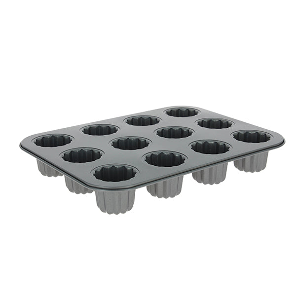 Plaque 12 cannelés bordelais acier antiadhésif De Buyer - Mathon - 1