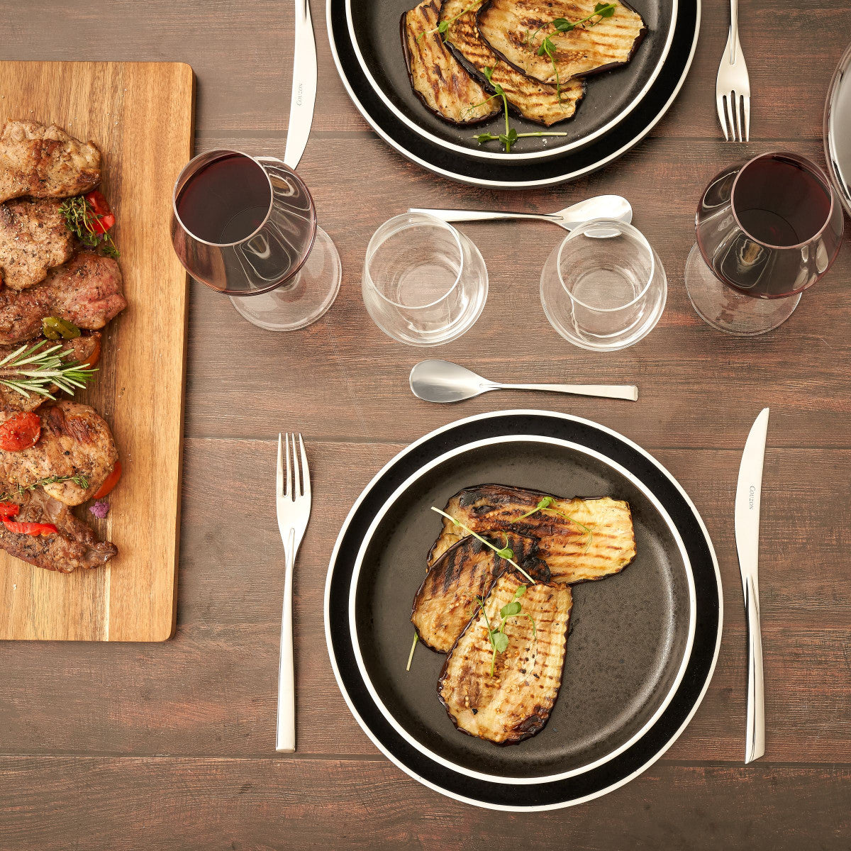 Elixir - 24 couverts de table avec support de rangement nomade Couzon - Mathon - 6