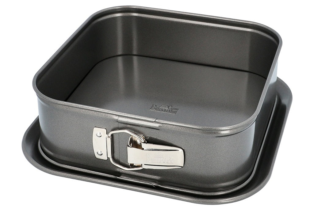 Moule à fond amovible en acier carbone, EASY Baking, 24x24H8 cm Birkmann - Mathon - 1