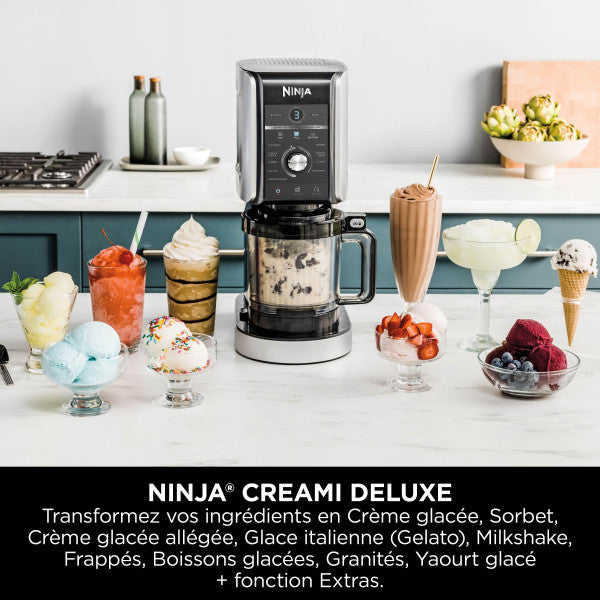 Ninja Icecreme Maker (nc502eu) Creami Deluxe 10-in1 10in1 Black Silver Ninja - Mathon - 2