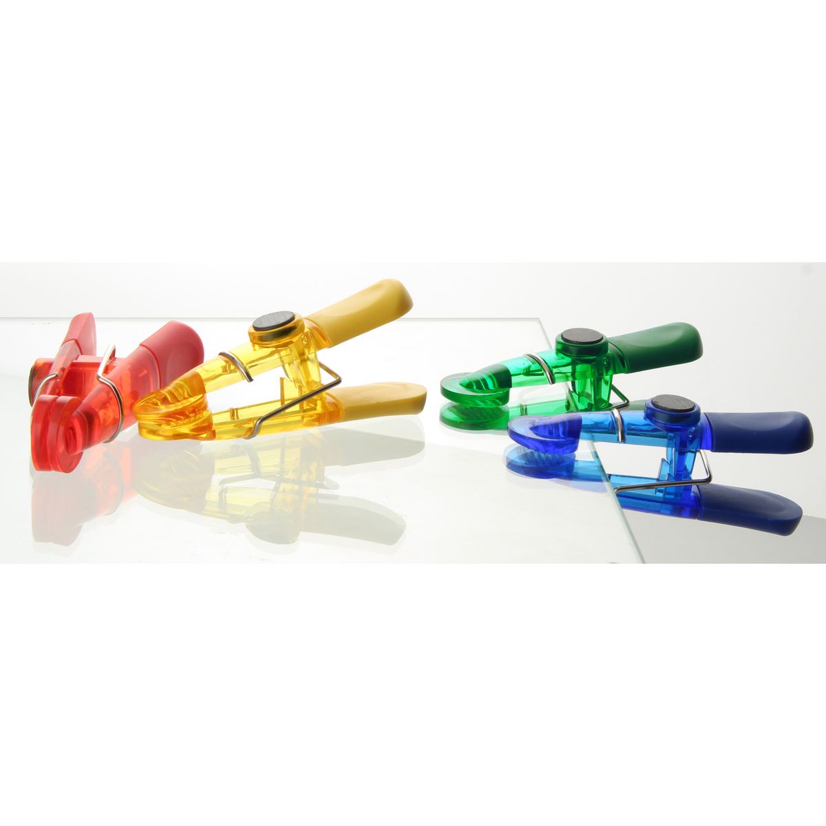 Lot de 4 pinces magnétiques  Tecno Fackelmann - Mathon - 3