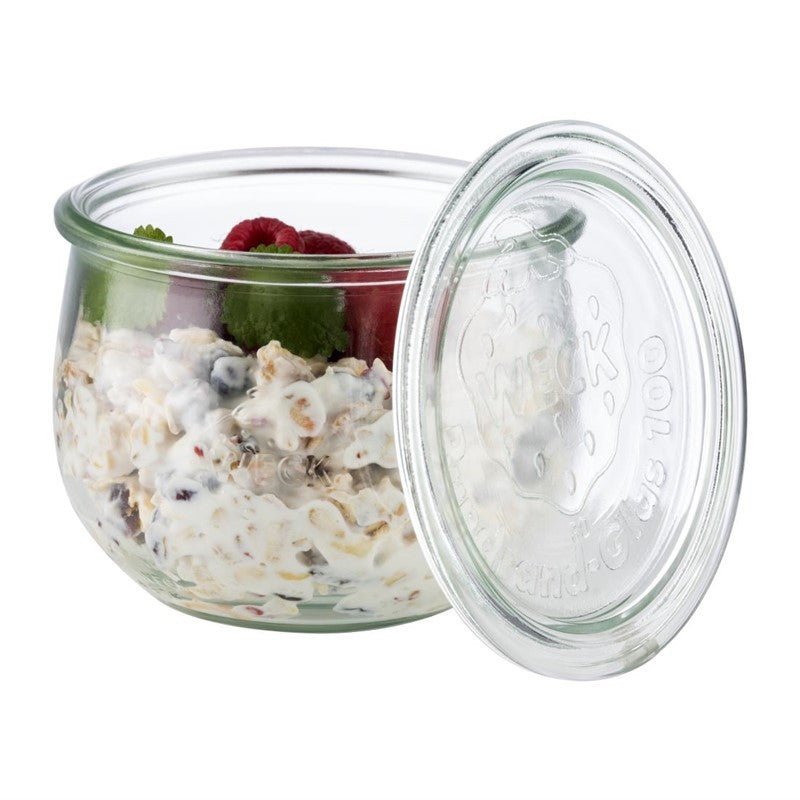 Bocaux en Verre Tulipe avec Couvercle Weck 580 mL - Lot de 6 - APS Aps - Mathon - 2