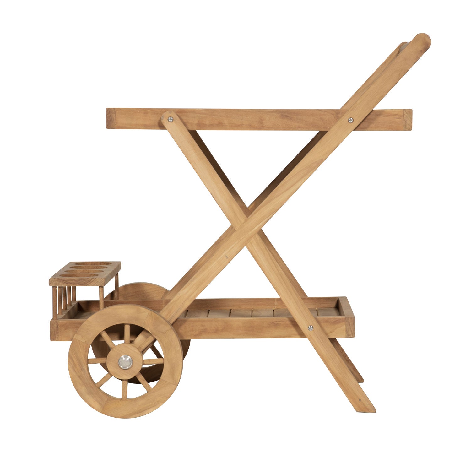 Desserte de jardin en teck LOMBOK Happy Garden - Mathon - 4