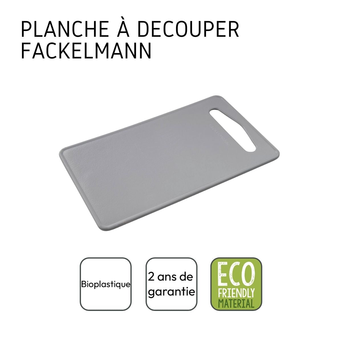 Petite planche à découper en bioplastique 24 x 14 cm  Nature Fackelmann - Mathon - 3