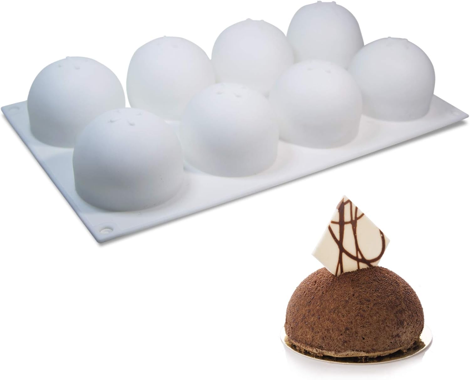 Moule Sphere Silicone Forme De Demi-Sphère Vendos85 - Mathon