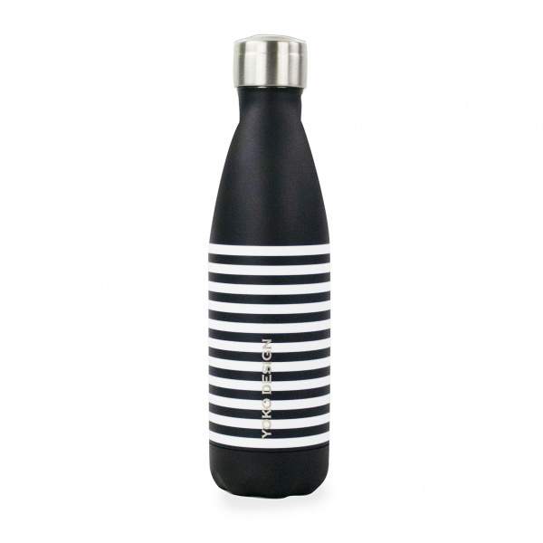Bouteille isotherme 500 ml - La Parisienne Noire & Blanche Yoko® Design - Mathon